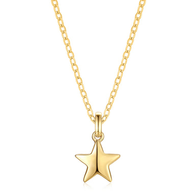 9ct Yellow Gold Children's Star Pendant