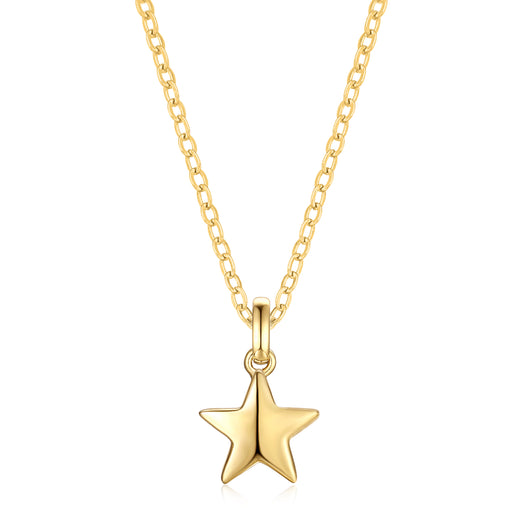 9ct Yellow Gold Children's Star Pendant