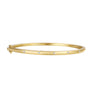 9ct Yellow Gold Round Cut 50mm Children's Diamond Bangle