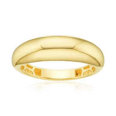 9ct Yellow Gold Dome Ring