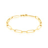 9ct Yellow Gold 20cm Paper Clip Bracelet