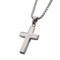 Stainless Steel 55cm Cross Pendant and Chain