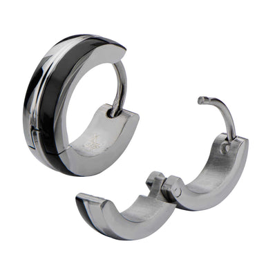 Stainless-Steel Two-Tone Men's Huggies