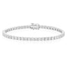 9ct White Gold Round Brilliant Cut 6 Carat tw of Diamonds Tennis Bracelet