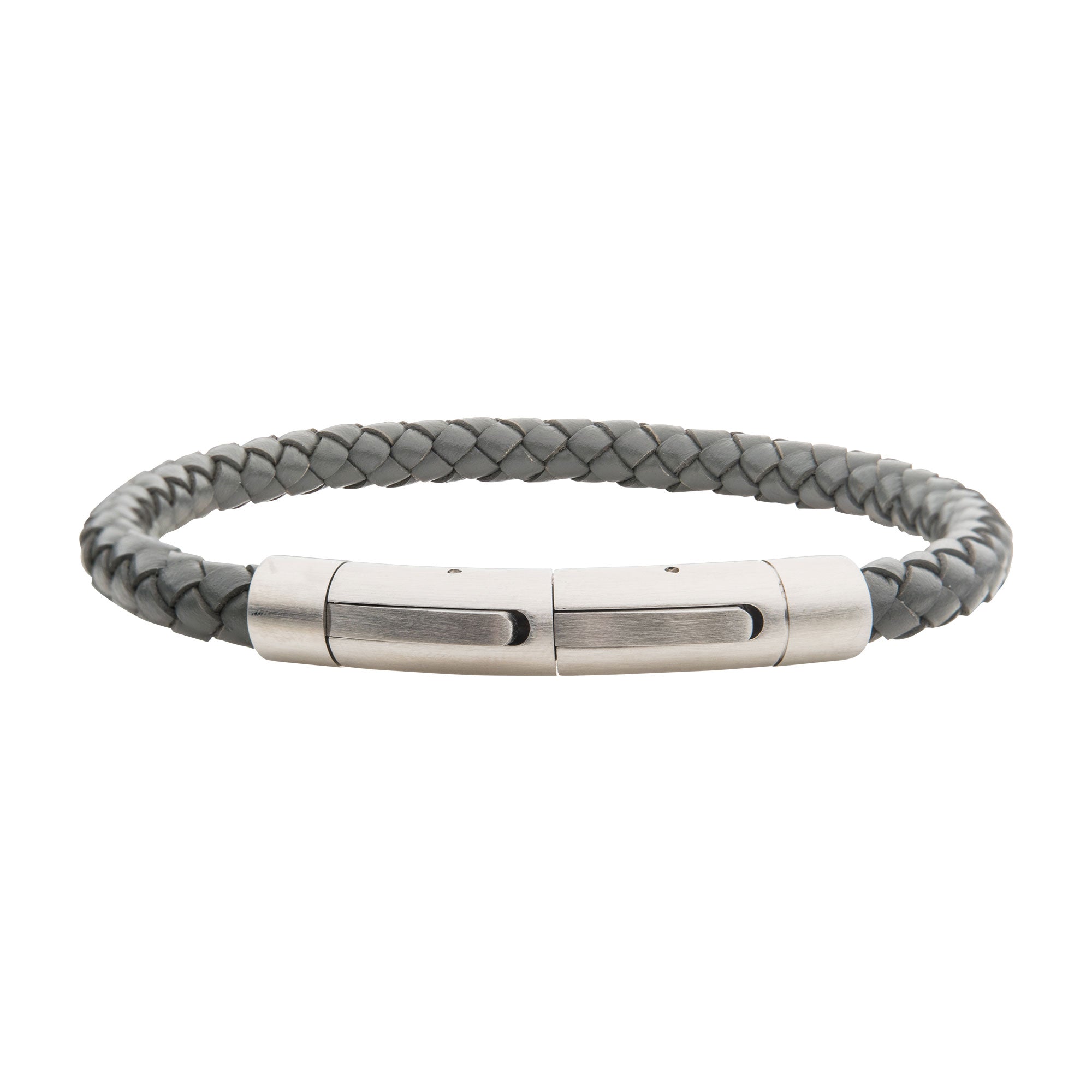 Charcoal Grey MiNi Wrap Personalized Leather Bracelet | Women Teens | –  Create Hope Cuffs
