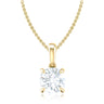 Promise 18ct Yellow Gold Round Cut 1.05 Carat tw Lab Grown Certified Diamond Pendant