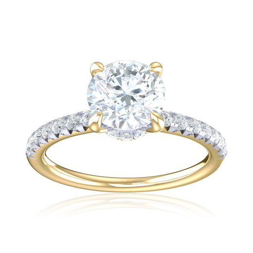 The Elegance of 18ct Yellow Gold and Lab-Created Diamonds The Elegance of 18ct Yellow Gold and Lab-Created Diamonds
