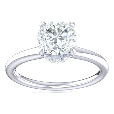 Promise 18ct White Gold Round Cut 0.75 Carat tw Lab Grown Certified Diamond Ring