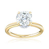 Promise 18ct Yellow Gold Round Cut 1.05 Carat tw Lab Grown Certified Diamond Ring