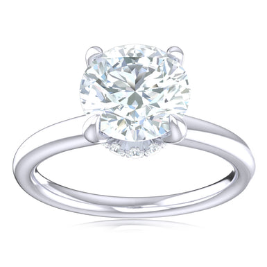 Promise 18ct White Gold Round Cut 1.50 Carat tw Lab Grown Certified Diamond Ring