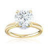 Promise 18ct Yellow Gold Round Cut 2.10 Carat tw Lab Grown Certified Diamond Ring
