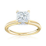 Promise 18ct Yellow Gold Princess & Round Cut 1.05 Carat tw Lab Grown Certified Diamond Ring