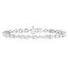 18ct White Gold 8.00 Carat tw Lab Grown Diamond Tennis Bracelet