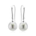 Perla by Autore 18ct White Gold Oval 9-10mm South Sea Pearl Earrings