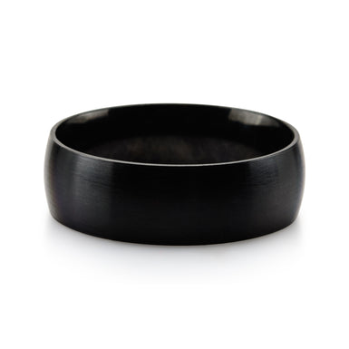 Steel Matte Black Ring