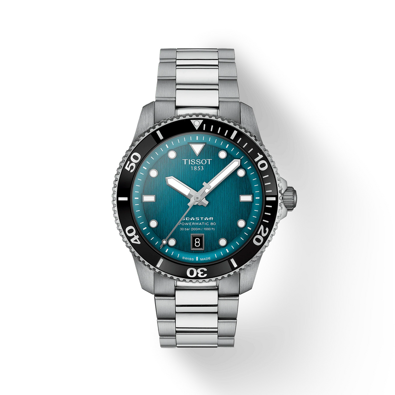 Tissot Seastar 1000 Powermatic 80 40mm Watch T1208071109100