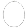 9ct White Gold Round Cut 21ctw Lab Grown Diamond Limited Edition Tennis Necklace