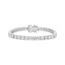 10ct White Gold Round Cut 15ctw Lab Grown Diamonds Tennis Bracelet