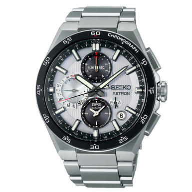 Seiko Astron GPS Solar Dual Time Chronograph Watch SSH153J