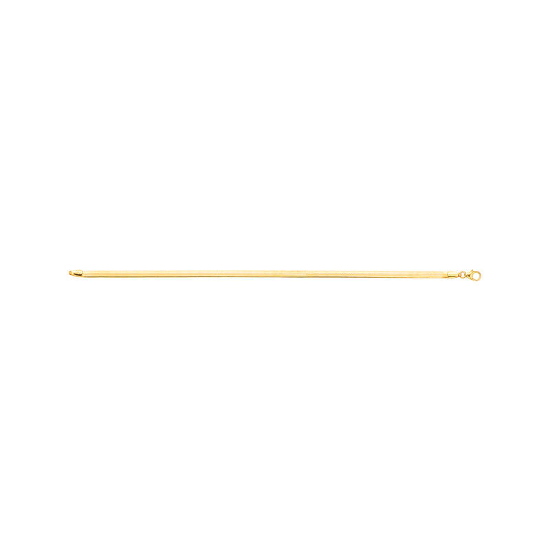 9ct Yellow Gold 19cm Herring Bone Bracelet