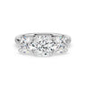 Promise 18ct White Gold Round Cut 4 Carat tw IGI Certified Lab Grown Diamond Ring