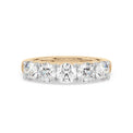 18ct Yellow Gold Round Cut 2 Carat tw Lab Grown Diamond Ring