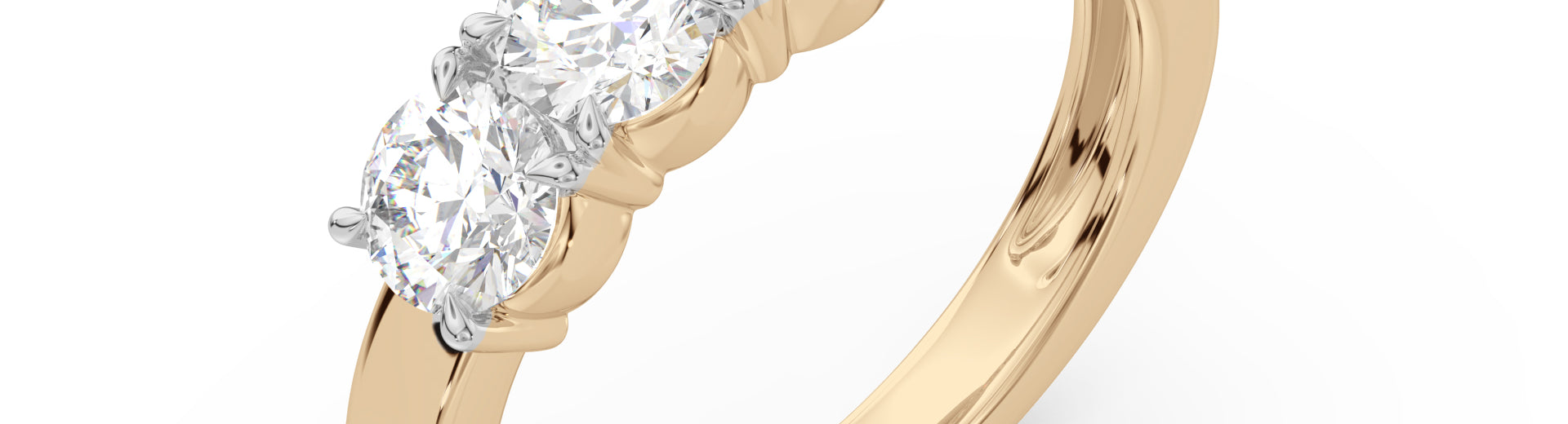 18ct Yellow Gold Round Cut 2 Carat tw Lab Grown Diamond Ring