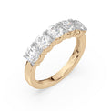 18ct Yellow Gold Round Cut 2 Carat tw Lab Grown Diamond Ring