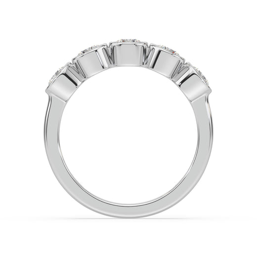 18ct White Gold Round Cut 1.00 Carat tw Lab Grown Diamond Ring