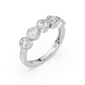 18ct White Gold Round Cut 1.00 Carat tw Lab Grown Diamond Ring