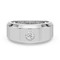 9ct White Gold Round Cut 0.50 Carat Lab Grown Diamond Ring