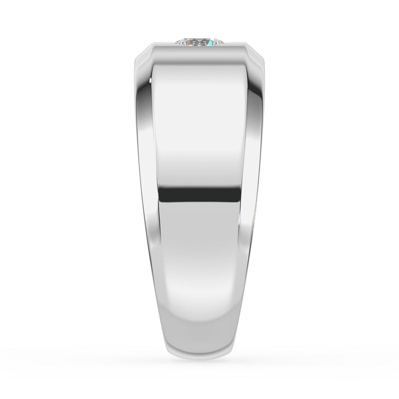 9ct White Gold Round Cut 0.50 Carat Lab Grown Diamond Ring