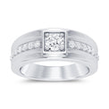 Royale Platinum Round Cut 0.80 Carat tw Certified Diamond Ring