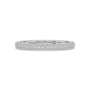 18ct White Gold Round & Marquise Cut 0.25 Carat tw Lab Grown Diamond Ring