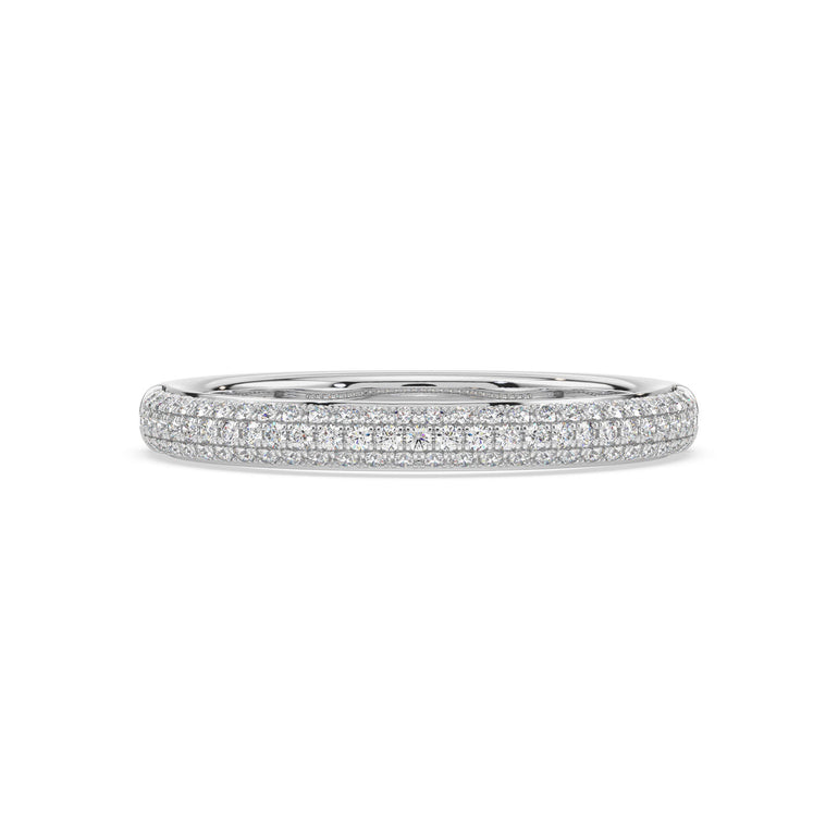 18ct White Gold Round & Marquise Cut 0.25 Carat tw Lab Grown Diamond Ring