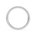 18ct White Gold Round & Marquise Cut 0.25 Carat tw Lab Grown Diamond Ring