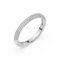 18ct White Gold Round & Marquise Cut 0.25 Carat tw Lab Grown Diamond Ring