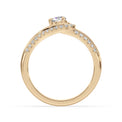 18ct Yellow Gold Round Cut 0.50 Carat tw Diamond Ring