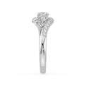 18ct White Gold Round Cut 0.50 Carat tw Diamond Ring