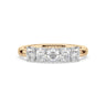 18ct Yellow & White Gold Oval Cut 1.00 Carat tw Diamond Ring