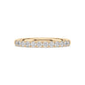 18ct Yellow Gold Round Cut 0.50 Carat tw Lab Grown Diamond Ring