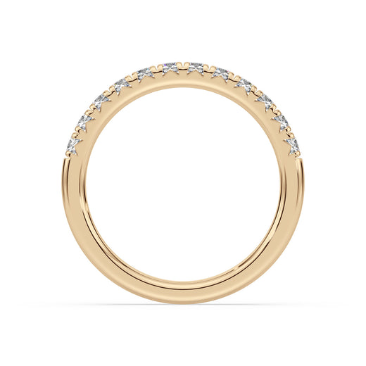 18ct Yellow Gold Round Cut 0.50 Carat tw Lab Grown Diamond Ring