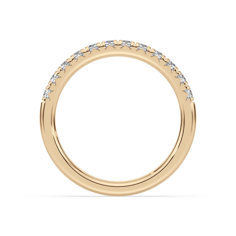 18ct Yellow Gold Round Cut 0.50 Carat tw Lab Grown Diamond Ring