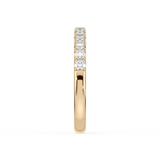 18ct Yellow Gold Round Cut 0.50 Carat tw Lab Grown Diamond Ring