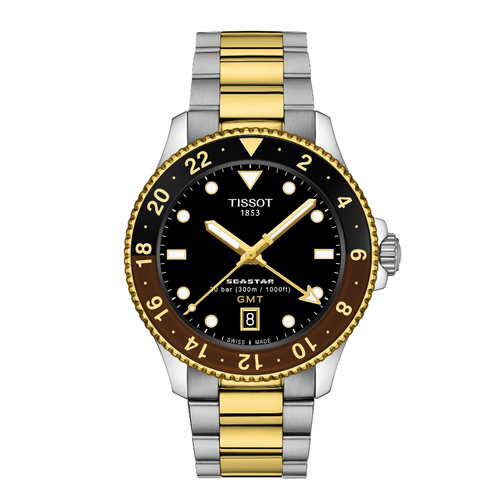 Tissot Seastar 1000 Quartz GMT Watch T1208522205100