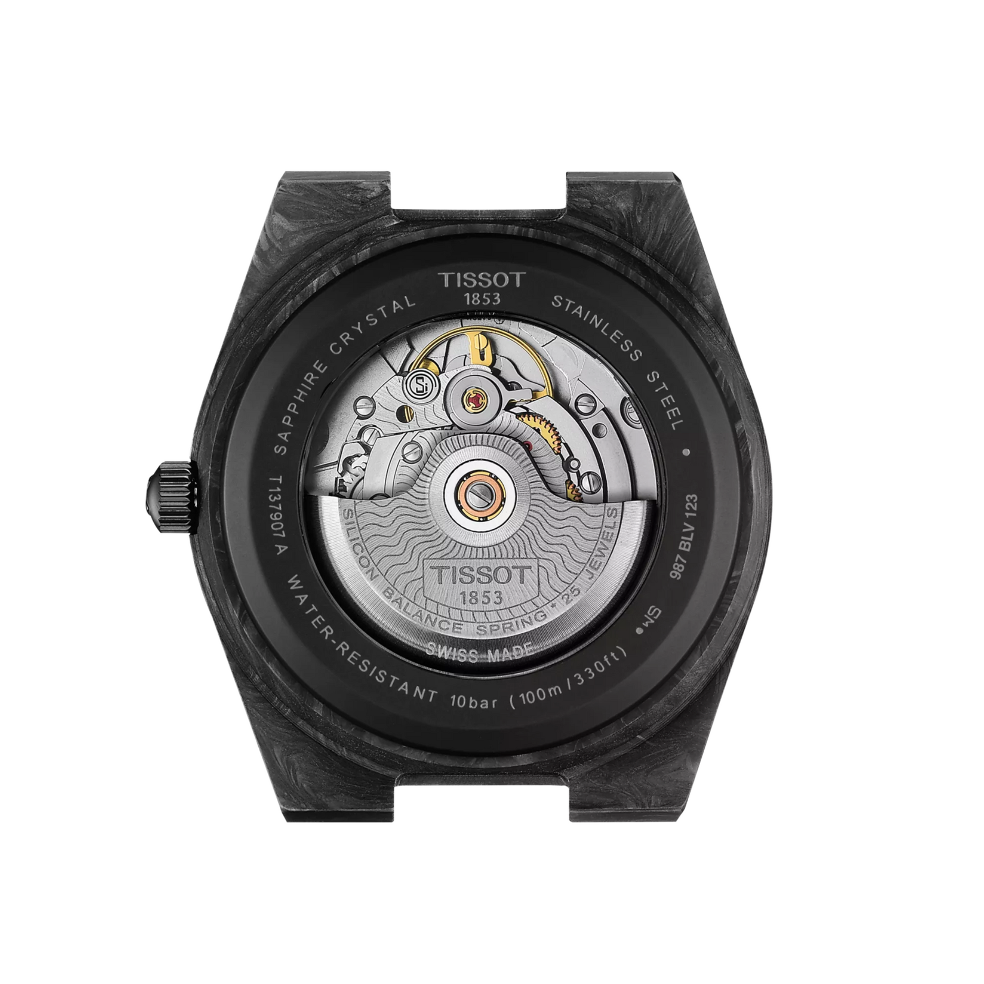 Tissot PRX Powermatic 80 Carbon 40mm Watch T1379079720100