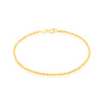 9ct Yellow Gold 18.5cm Rope Bracelet