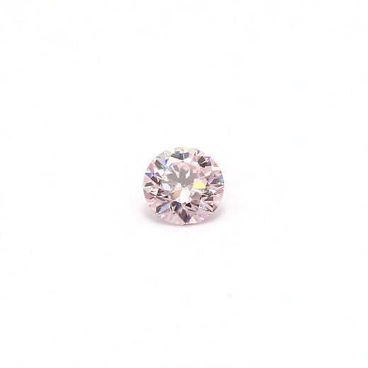 Round Cut 0.18 Carat tw Argyle Certified Pink Diamond