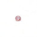 Round Cut 0.07 Carat tw Argyle Authenticated Pink Rose Diamond