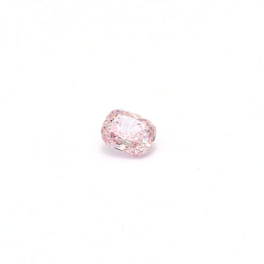 Cushion Cut 0.16 Carat tw GIA Certified Purplish Pink Diamond